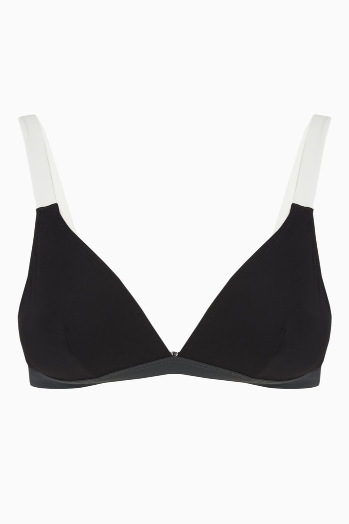 

St Barths Bikini Top, Black