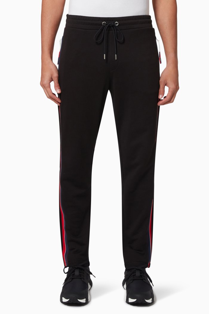 

Logo Tape Jogger Pants in Jersey, Black