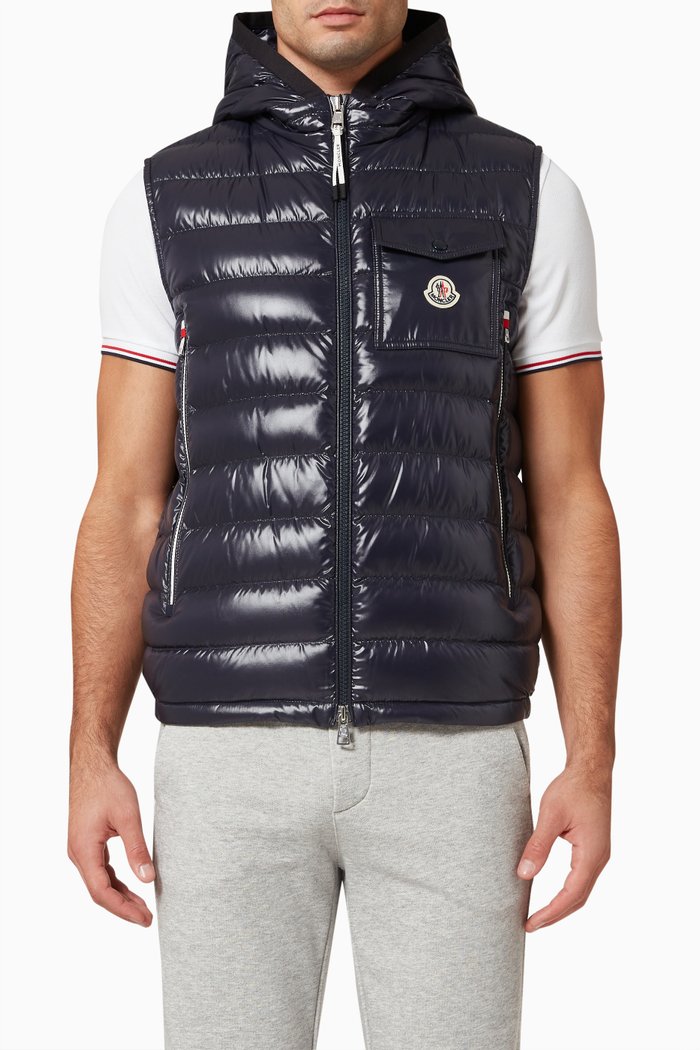 

Ragot Padded Vest in Nylon, Blue