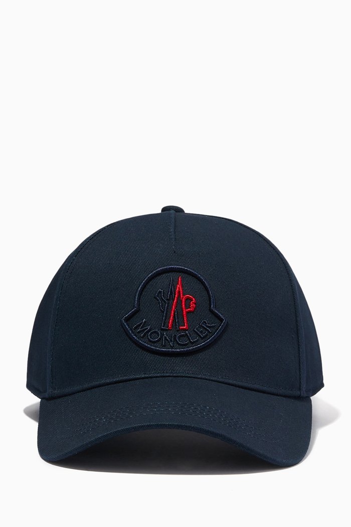 

Logo Cap in Cotton, Blue