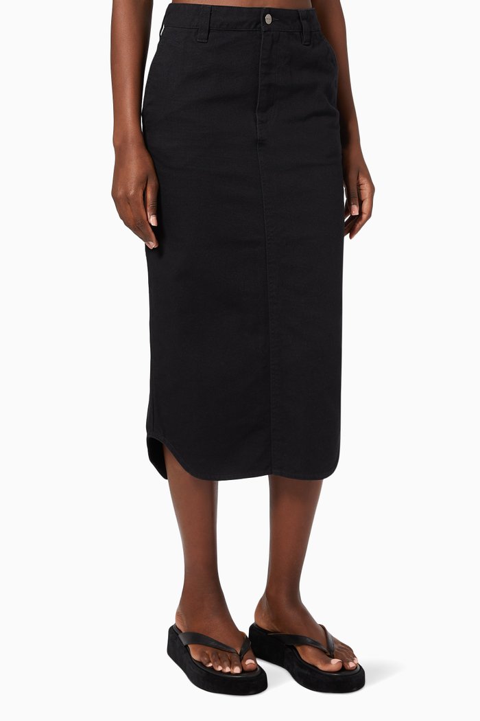 

WIP Skirt Midi, Black