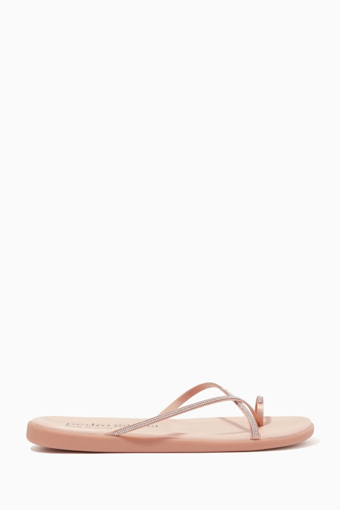 

Pili Flats in Crystal Silk Satin, Neutral
