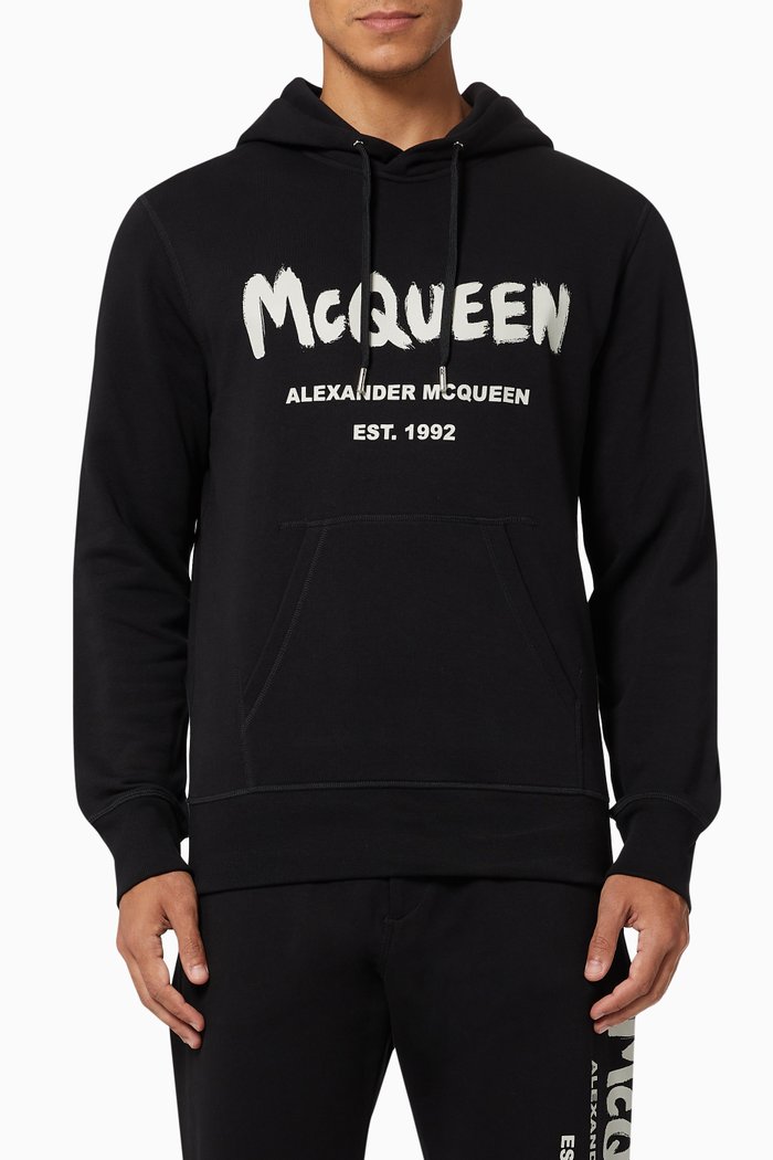 

Logo Hoodie in Fleece, White