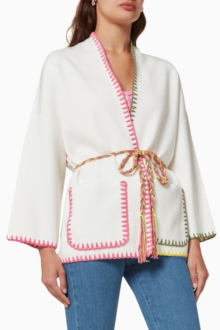 

Tie-Waist Cardigan, Neutral