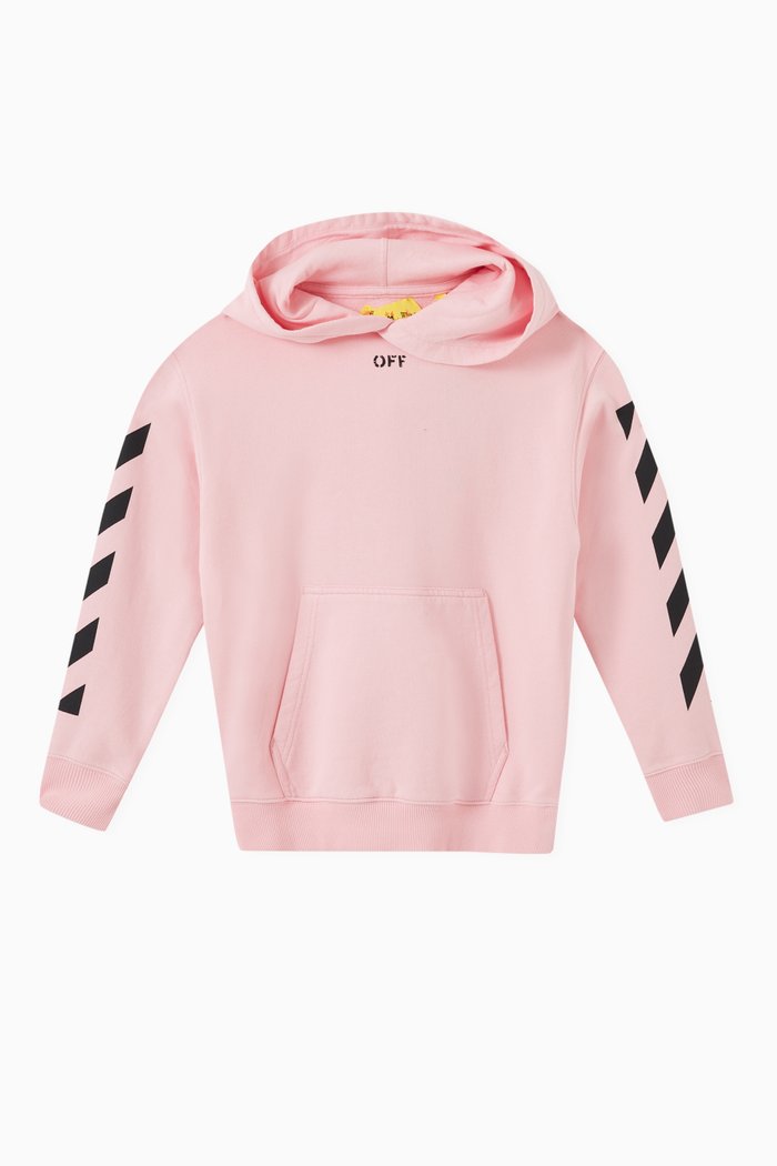 

Logo Hoodie in Cotton, Pink