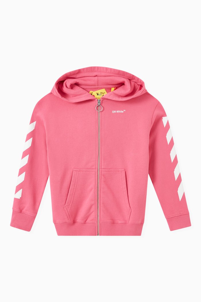 

Logo Jacket in Cotton, Pink