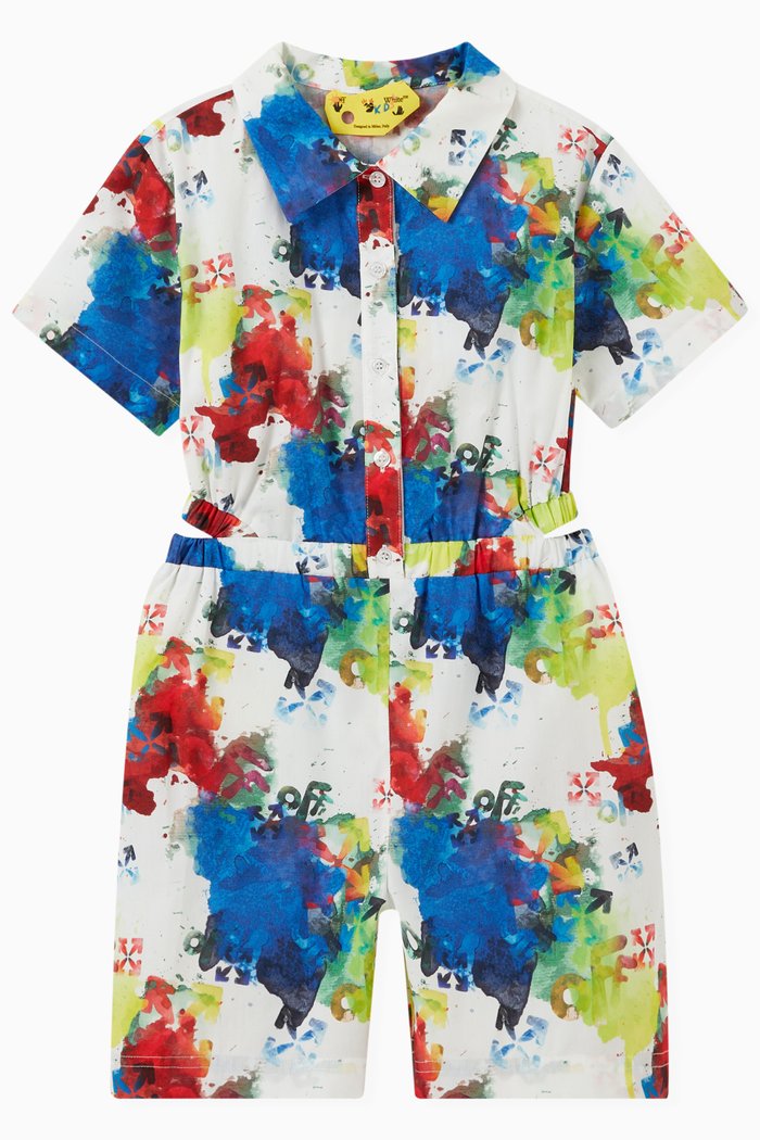 

Watercolor Jumpsuit in Cotton, Multicolour