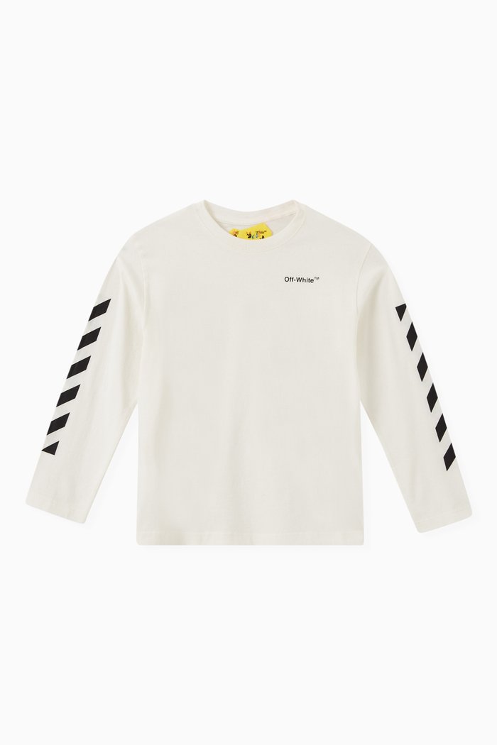

Helvetica Logo T-shirt in Cotton Jersey, White