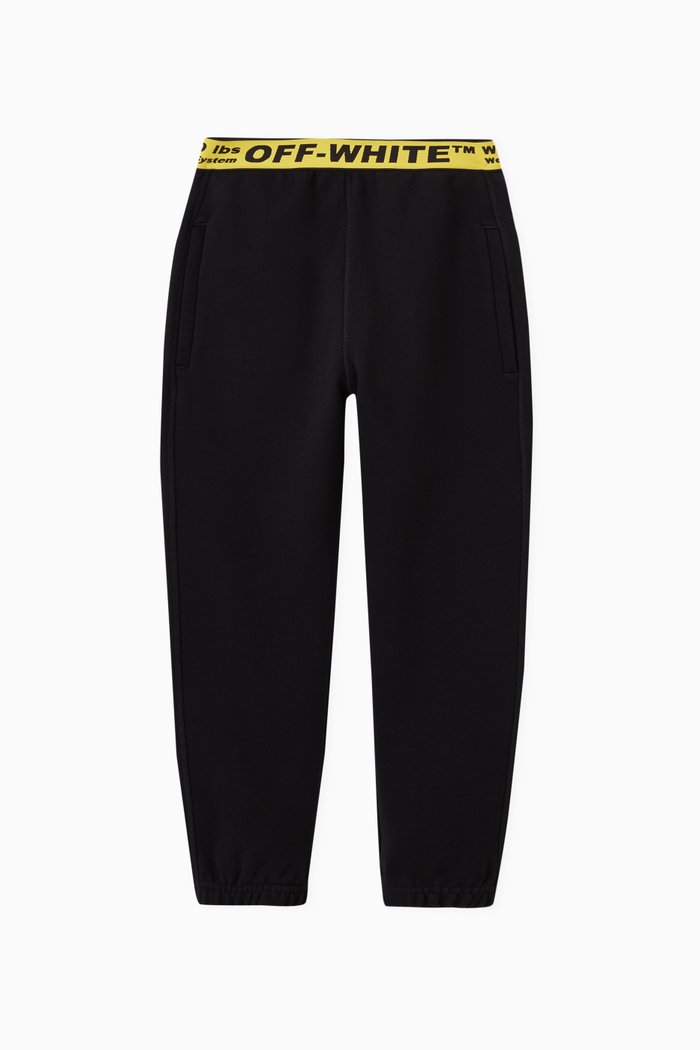 

Industrial Logo Track Pants, Black