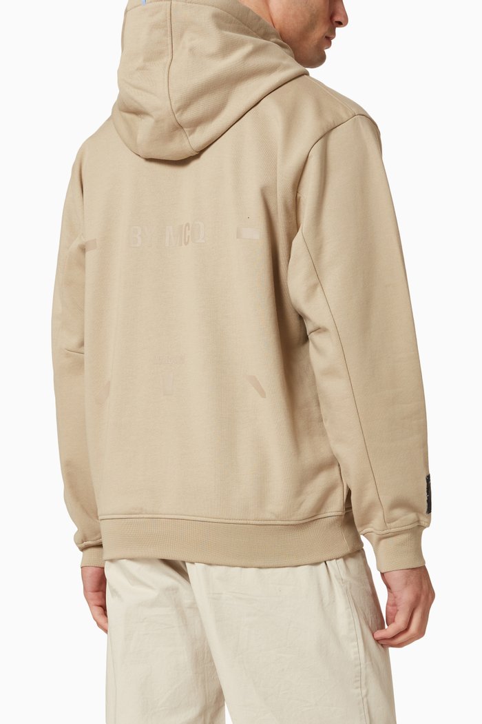 

No. 0 Hoodie in Cotton Terry, Neutral