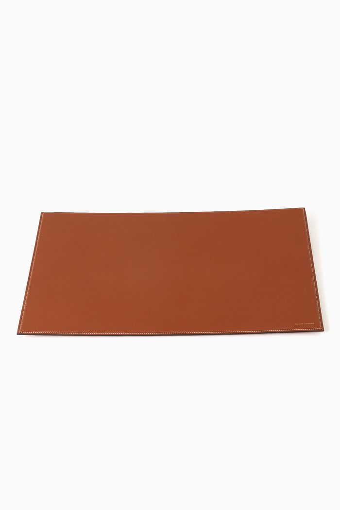 

Small Brennan Blotter in Leather, Brown