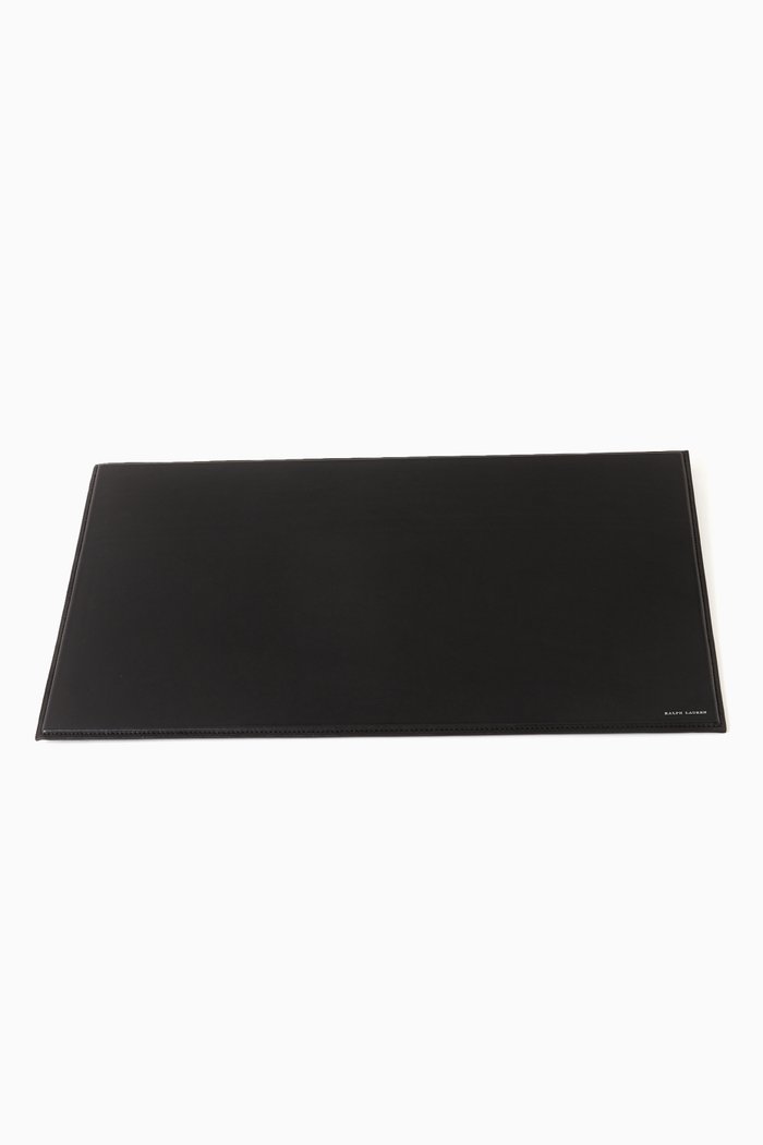 

Small Brennan Blotter in Leather, Black