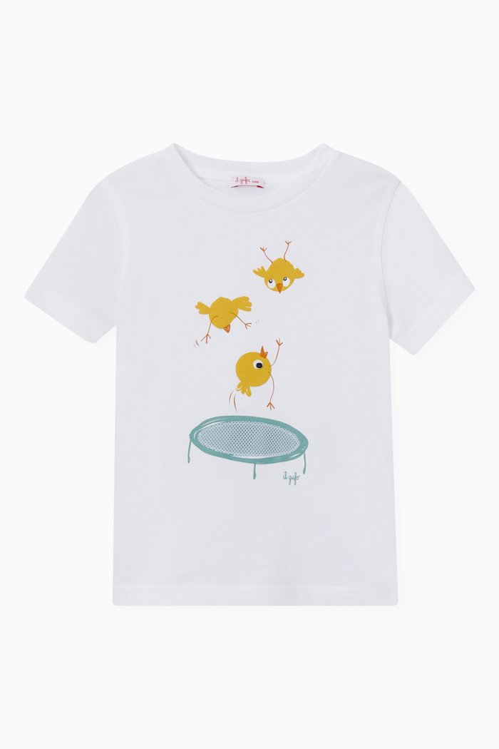 

Trampoline T-shirt in Cotton, White