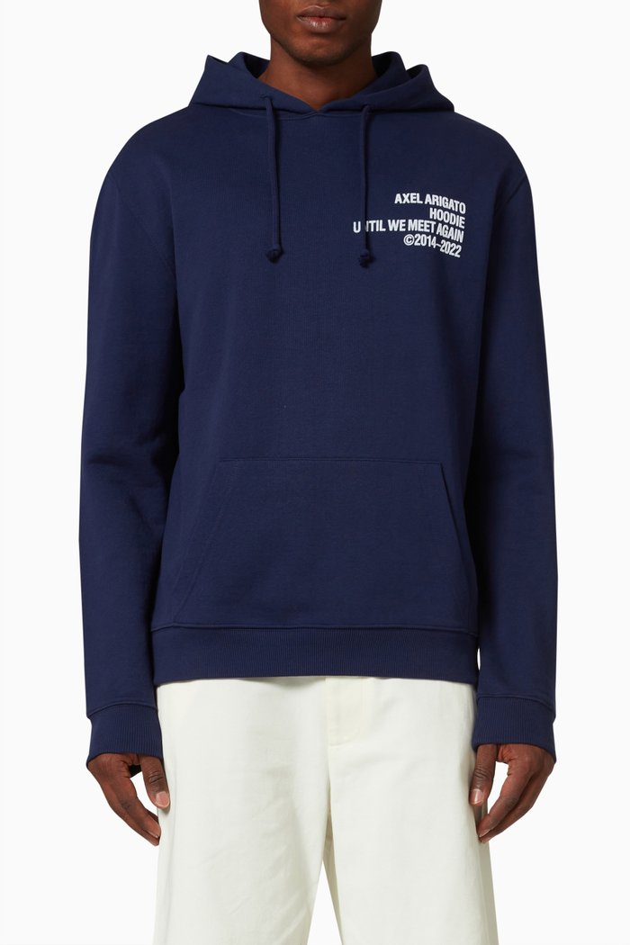 

Escape Hoodie in Organic Cotton, Blue