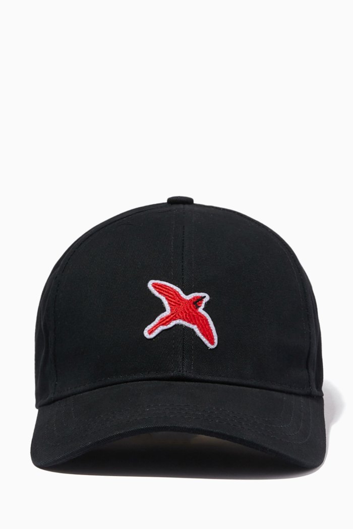 

Rougee Bee Bird Cap in Twill, Black