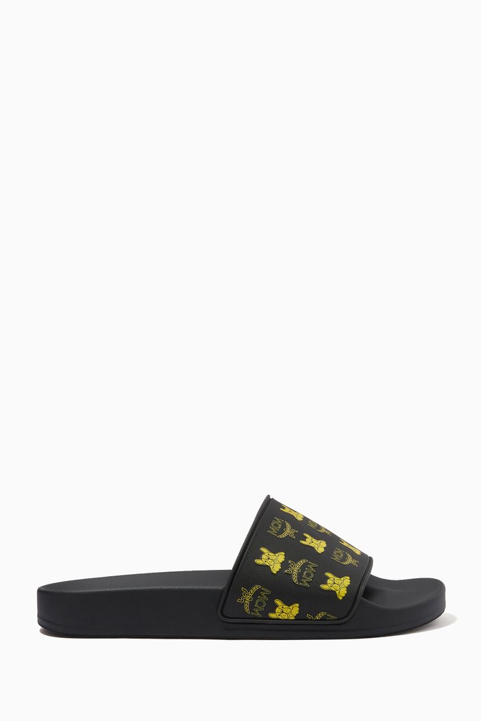 

Monogram Slides in Rubber, Yellow