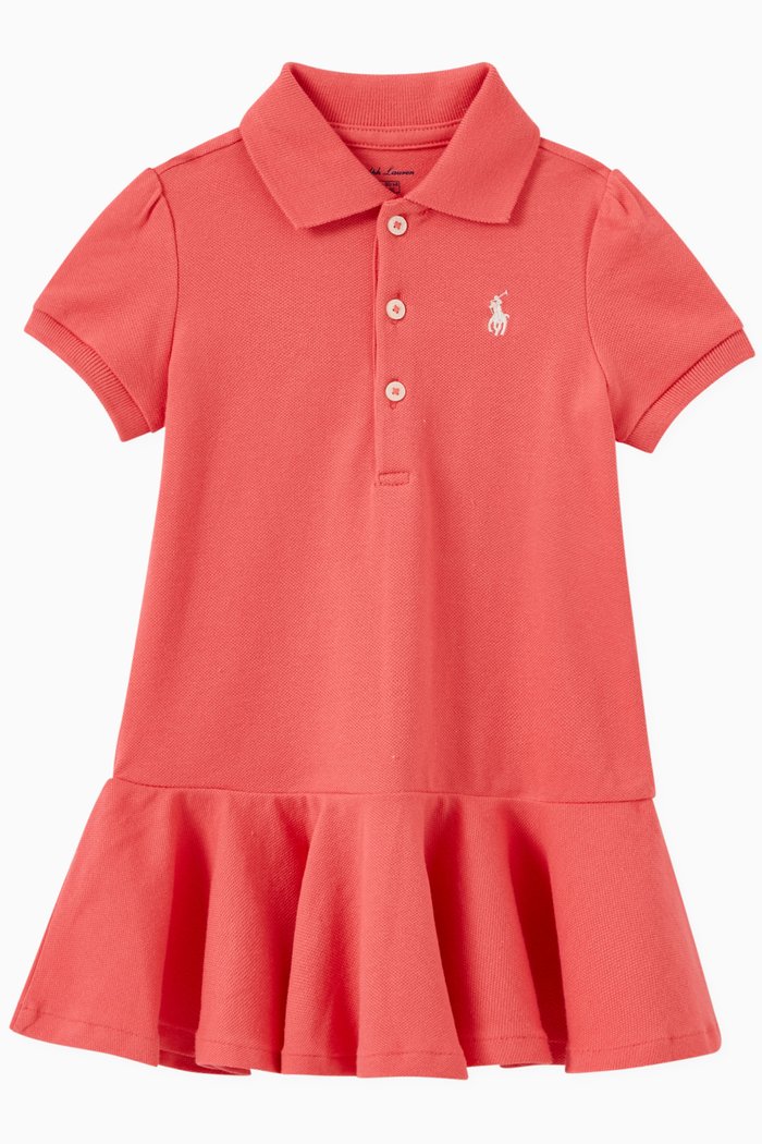 

Polo Dress and Bloomer Set, Red