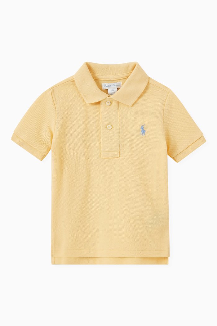 

Polo Shirt in Cotton, Yellow