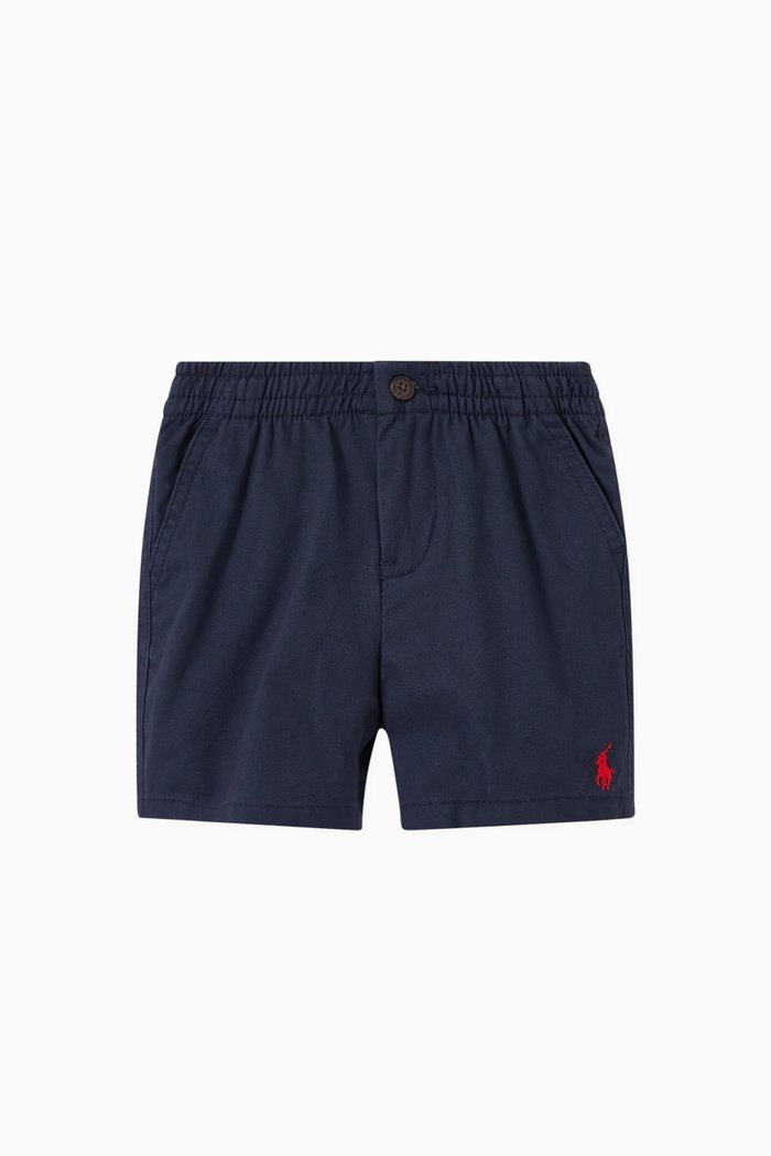 

Logo Shorts in Cotton, Blue