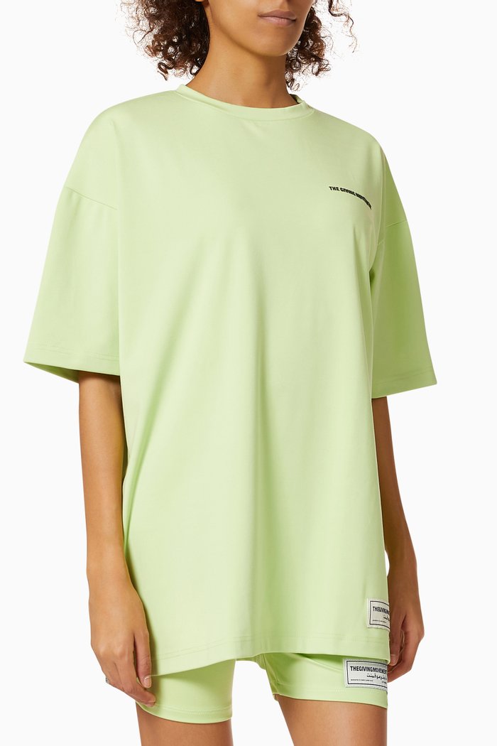 

Softskin100 TGM Street Active Oversized T-shirt, Green