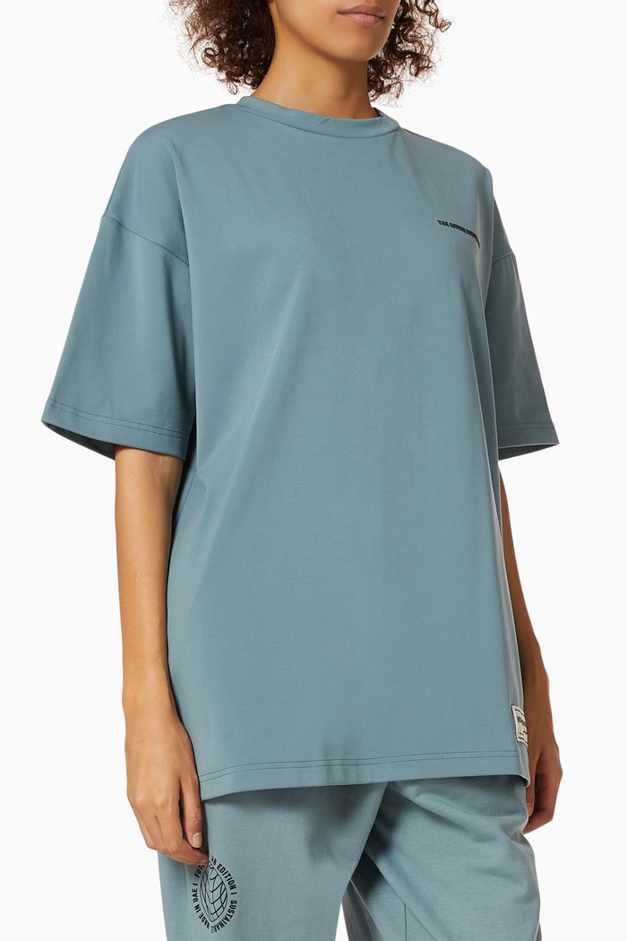 

Softskin100 TGM Street Active Oversized T-shirt, Blue