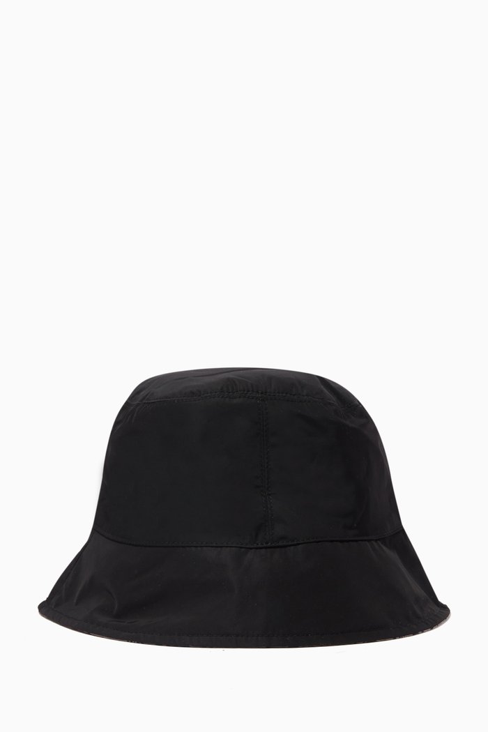

Arrows Reversible Bucket Hat in Technical Fabric, Neutral