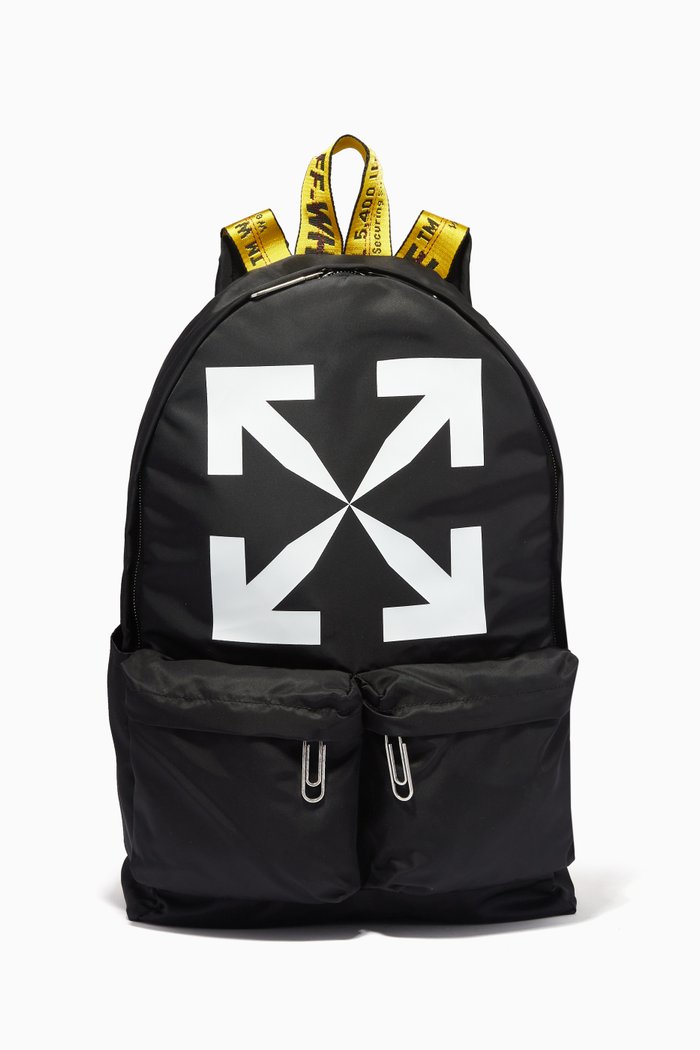 

Arrows Logo Backpack in Nylon, Black