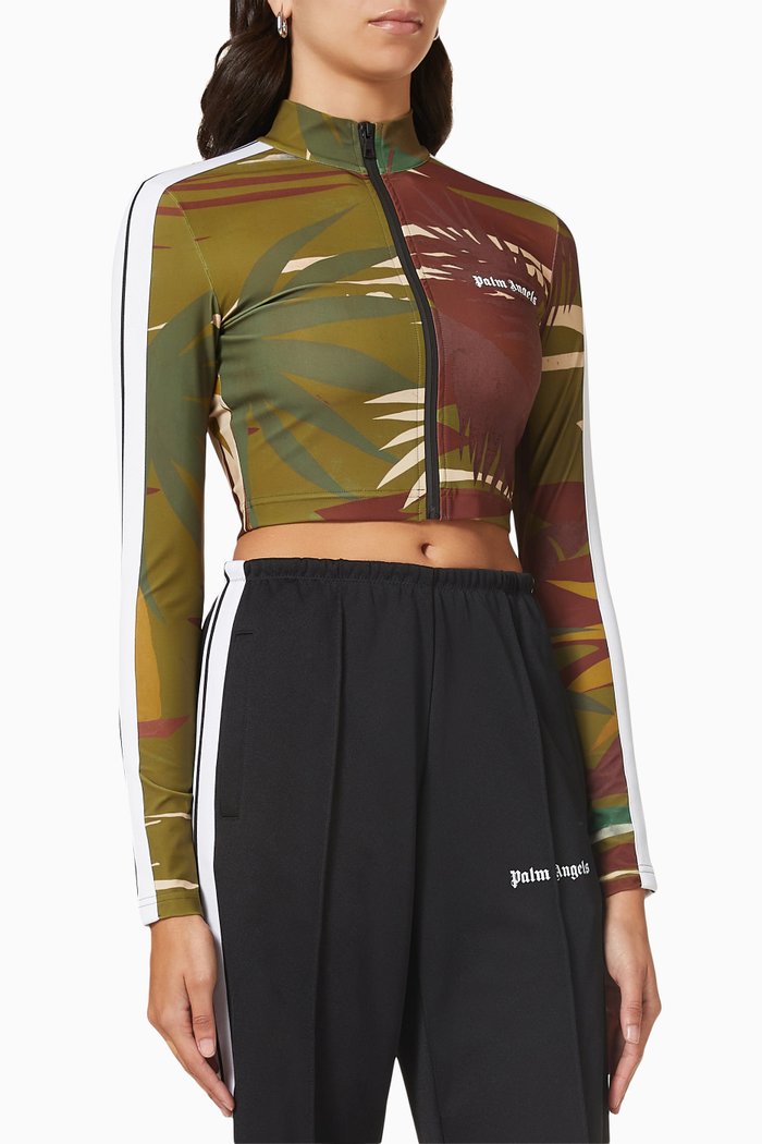 

Jungle Long Sleeve Training Track Top, Brown