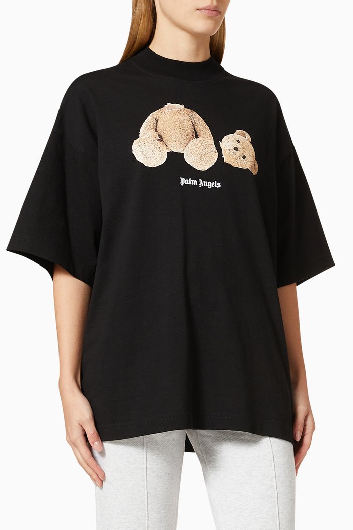 

Bear T-shirt in Cotton Jersey, Black