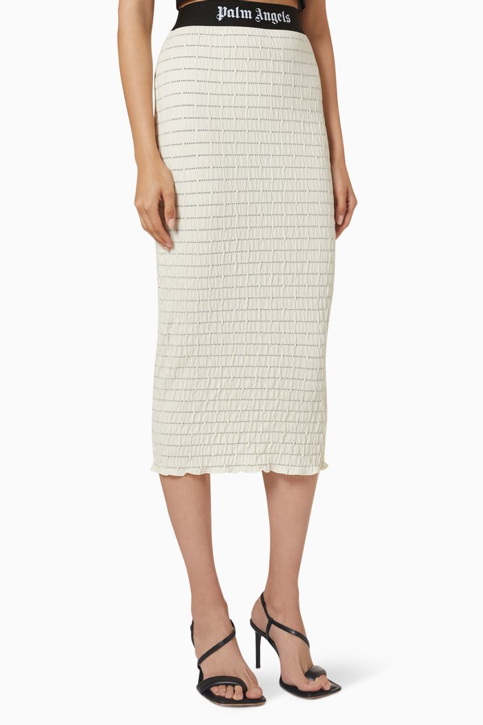 

Pencil Skirt in Cotton, Neutral
