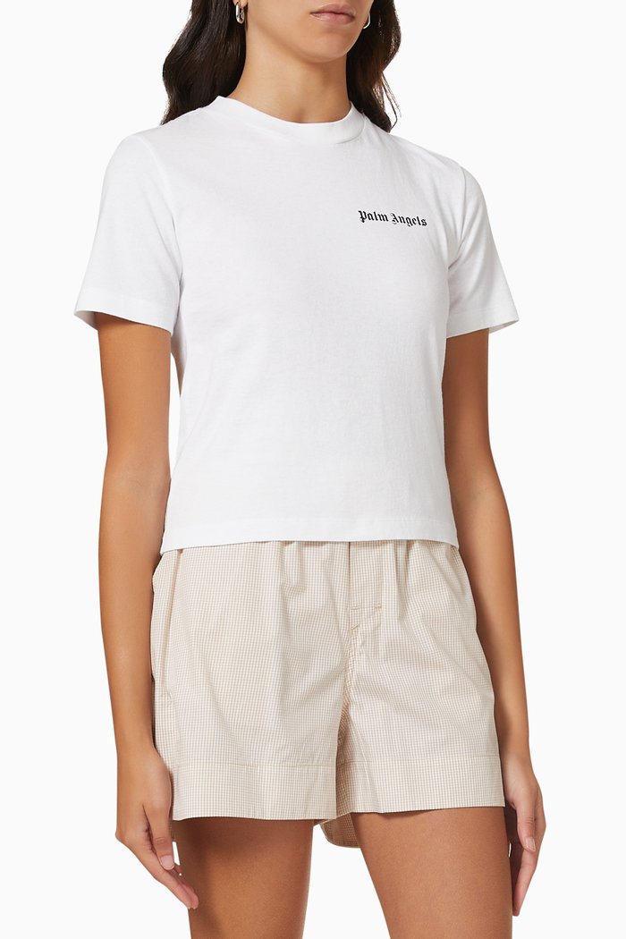 

Classic Logo T-shirt in Cotton Jersey, White