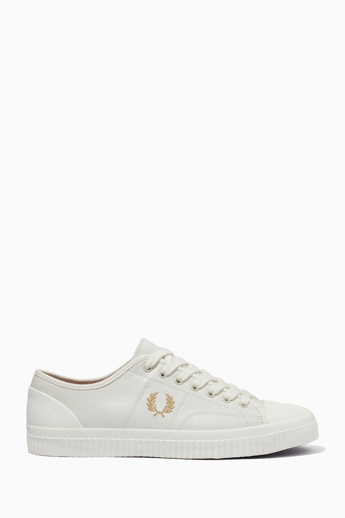 

Hughes Low Sneakers in Leather, Grey