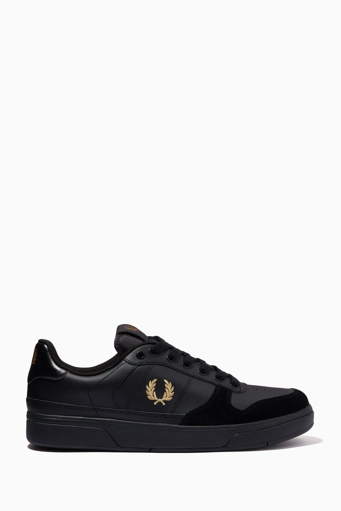 

B300 Sneakers in Leather, Black