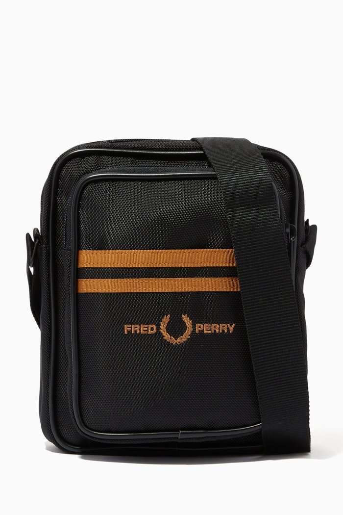 

Twin Tipped Side Bag in Canvas, Black