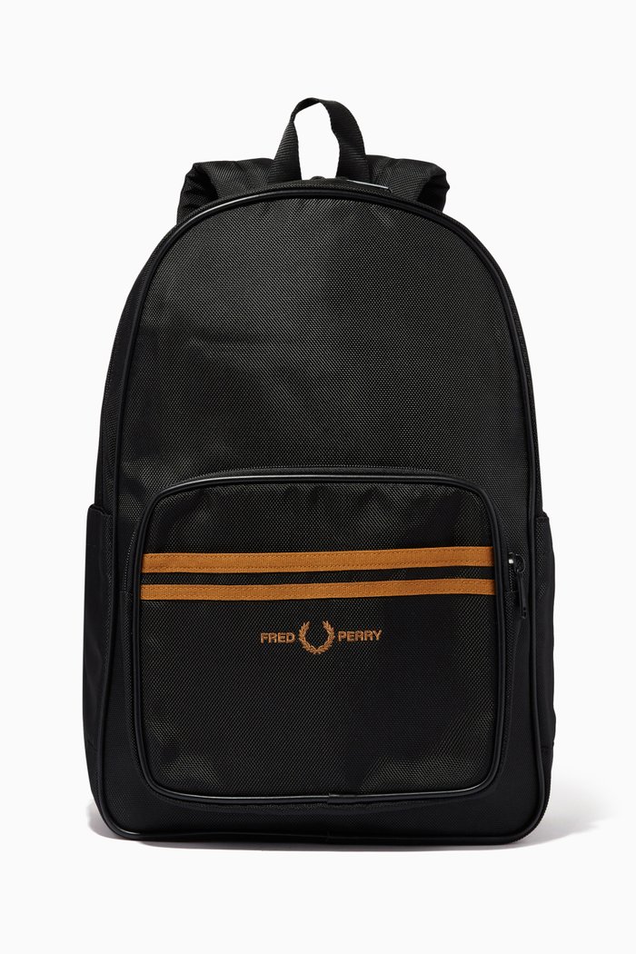 

Twin Tipped Backpack in Canvas, Black