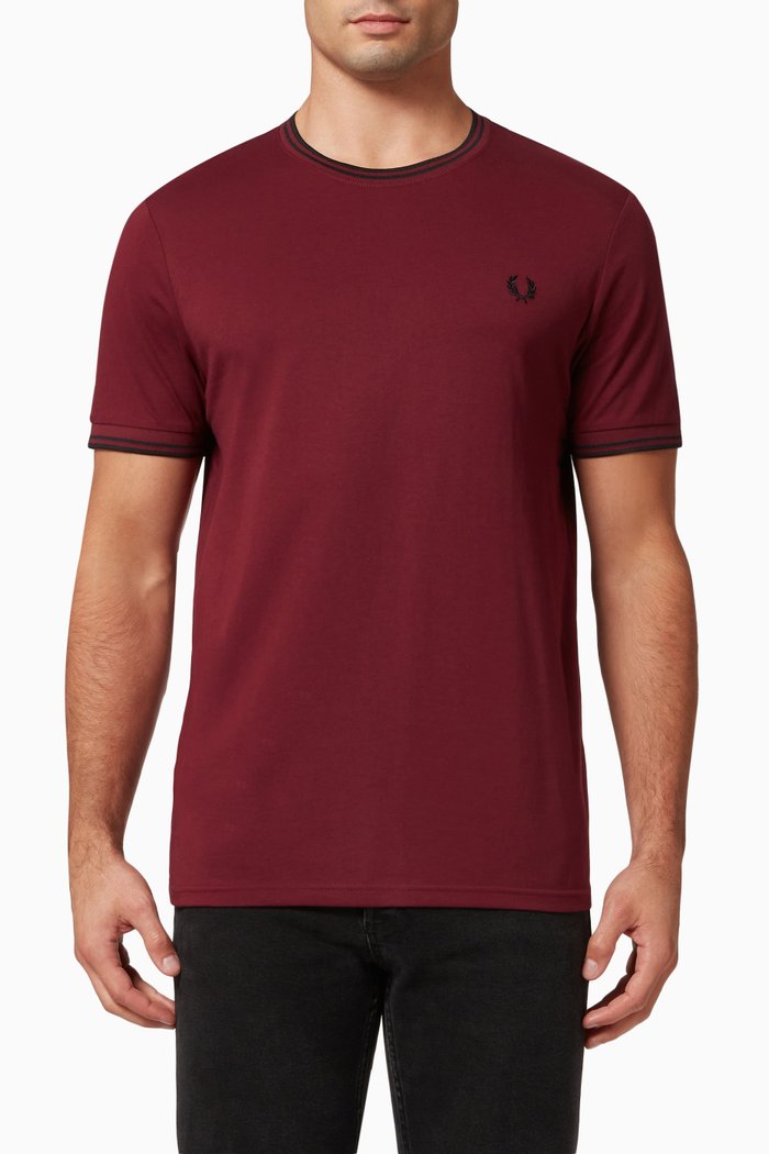 Twin Tipped T-shirt in Jersey, Purple