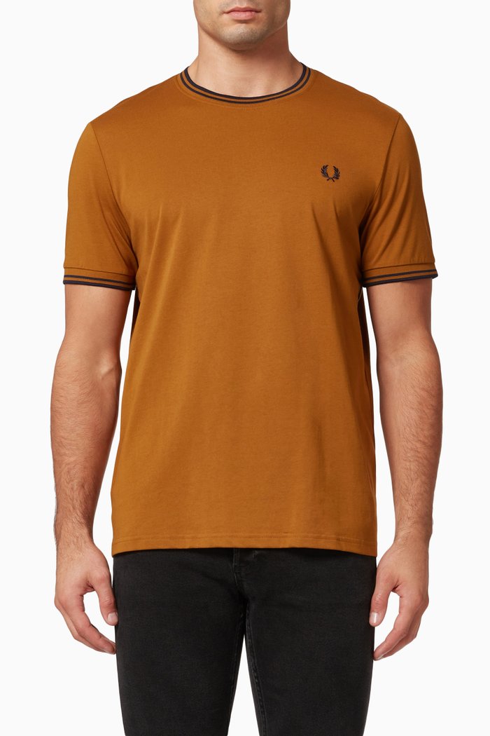 

Twin Tipped T-shirt in Jersey, Brown