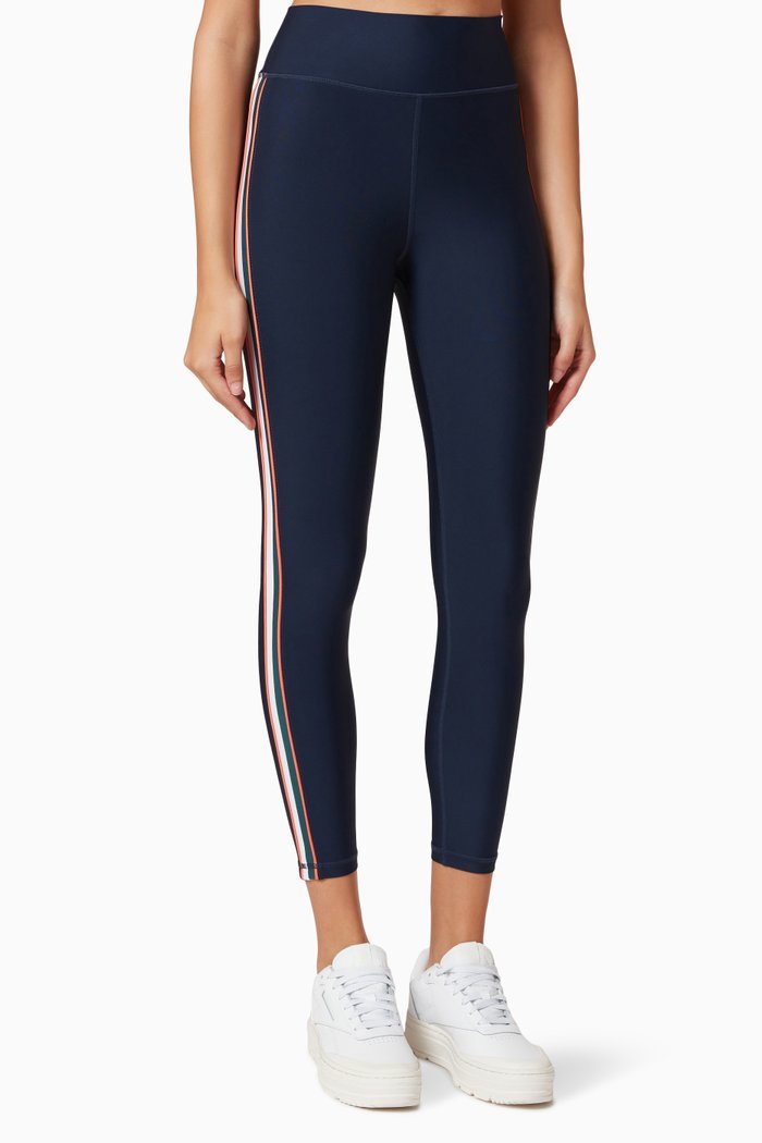 

Altha Dance High-rise Midi Pants in Matte Tech, Blue