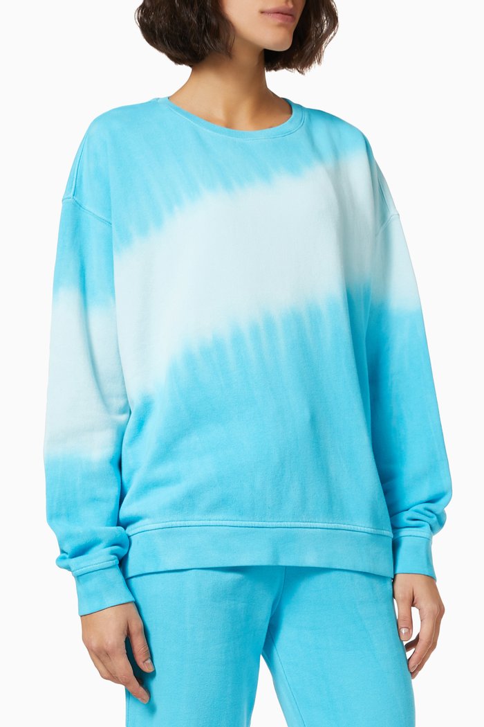 

Montay Alena Sweatshirt in French Terry, Blue