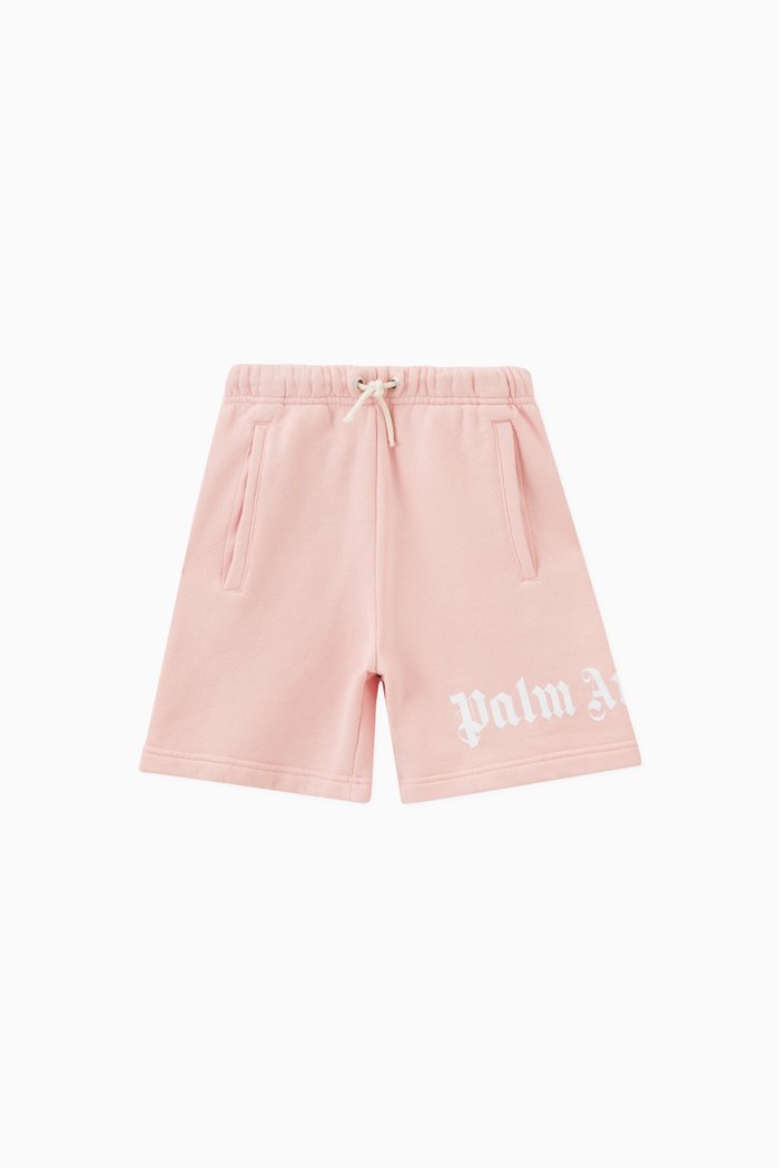 

Logo Shorts in Cotton, Pink