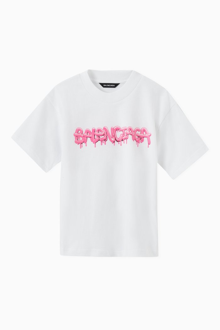 

Slime Logo T-shirt in Cotton Jersey, White