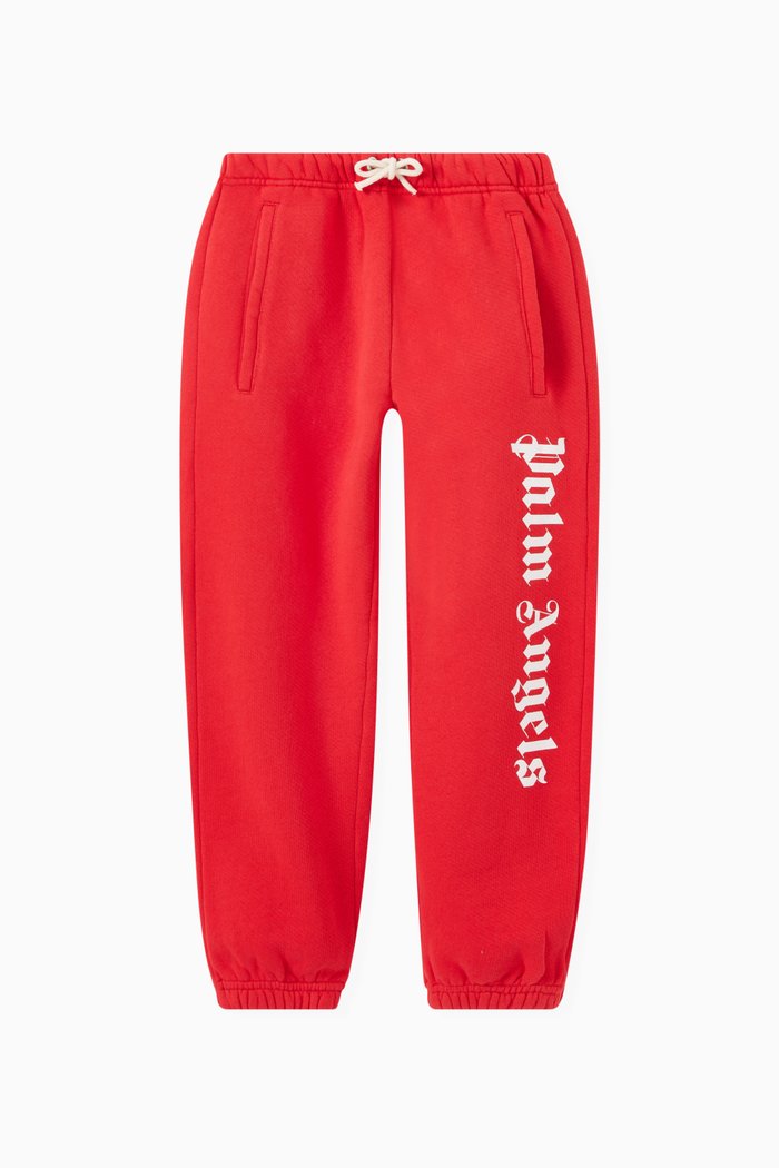 

Logo Sweatpants in Cotton Terry, Red