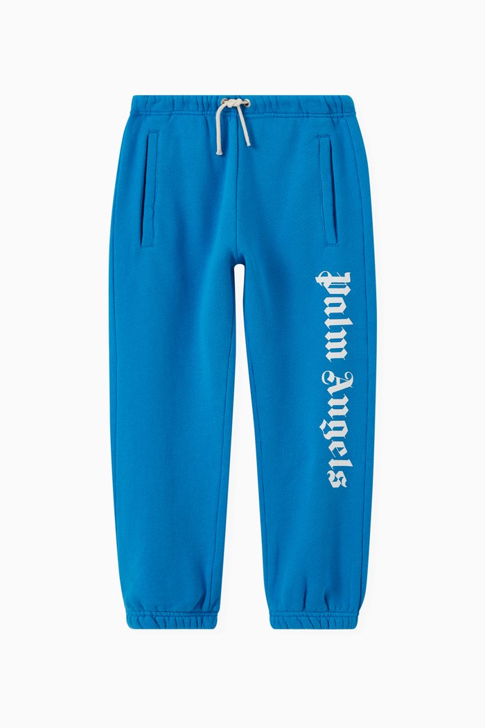 

Logo Sweatpants in Cotton Terry, Blue