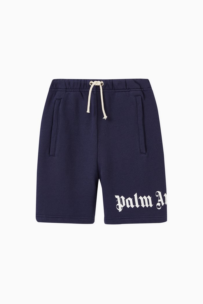 

Logo Shorts in Cotton, Blue