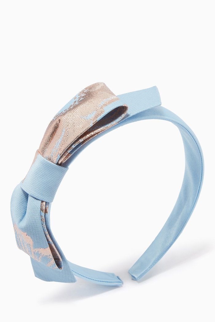 

Sidebow Hairband in Jacquard, Multicolour