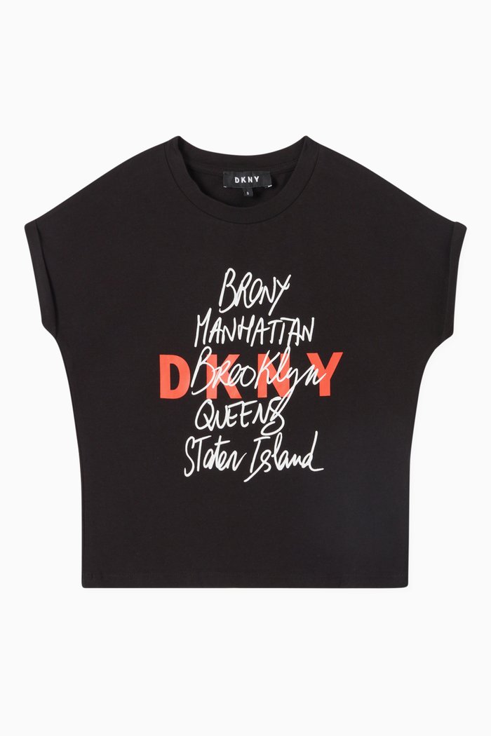 

Logo-Print T-Shirt in Cotton Jersey, Black