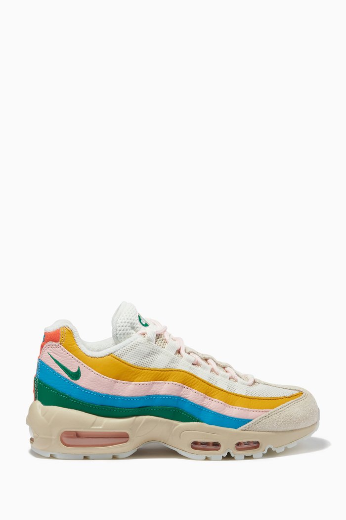 

Air Max 95 Low Top Sneakers in Mesh, Multicolour