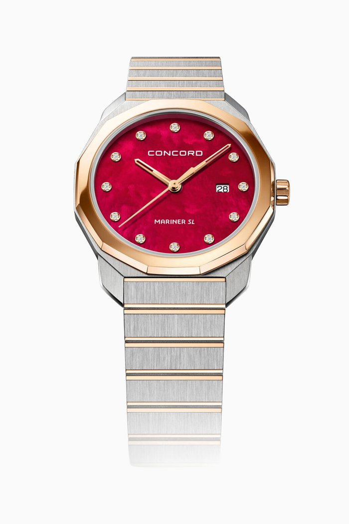 

Mariner SL Quartz Watch with Diamonds, Red