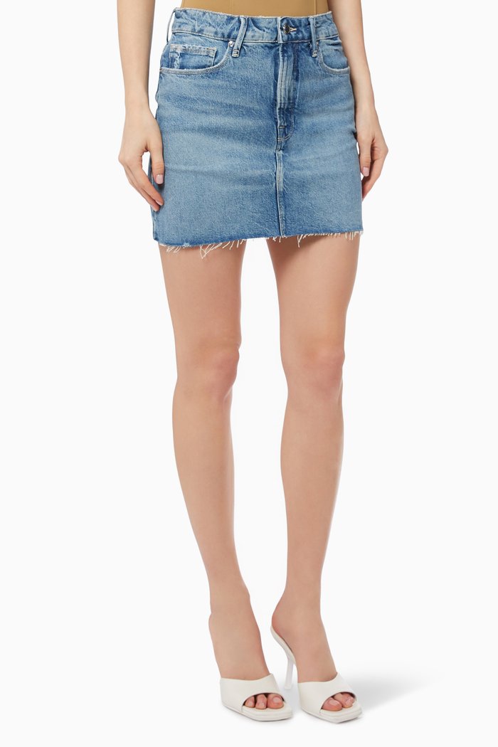 Good Waist Mini Skirt, Blue