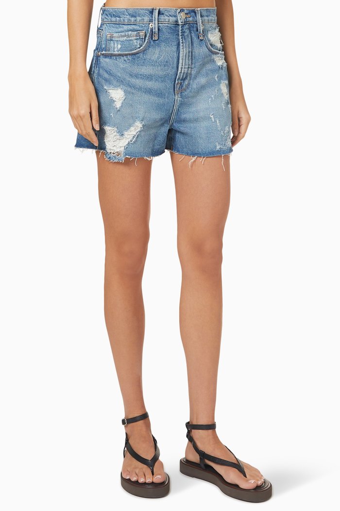 

Good 90's Shorts in Cotton, Blue
